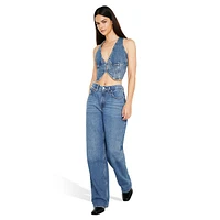 Good 90s Mid-Rise Straight-Leg Relaxed Jeans