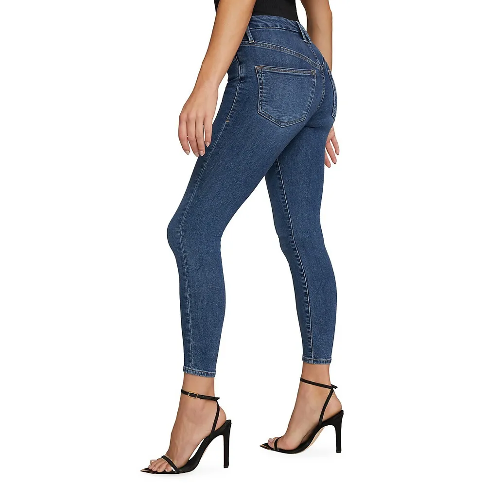 Good Legs Cropped Extreme V Jeans