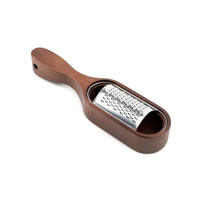 Naturia Acacia Pantry Brooklyn Stainless Steel Cheese Grater