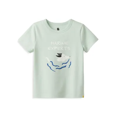T-shirt graphique en coton biologique Play pour bébé garçon et petit
