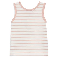 Little Girl's Organic Cotton Pocket Tank Top