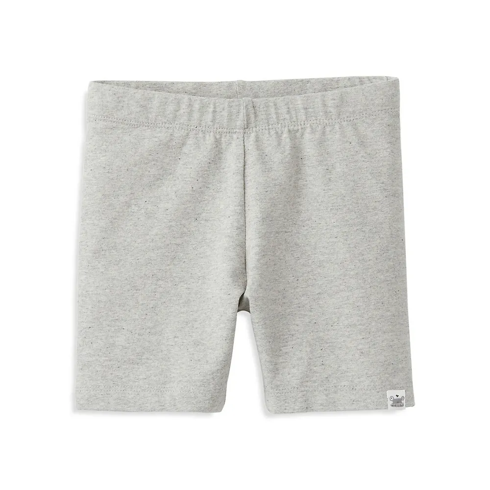 Little Girl's Organic Cotton Tumble Shorts