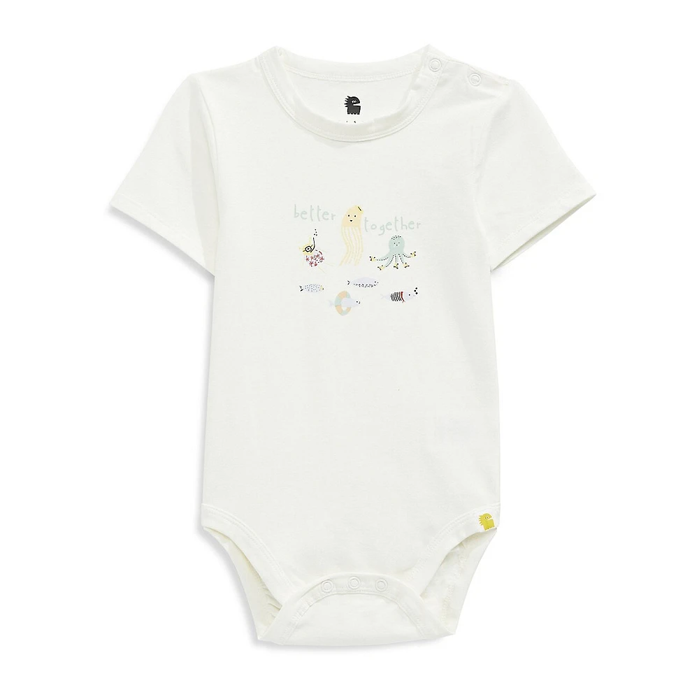 Baby's Short-Sleeve Graphic Bodysuit