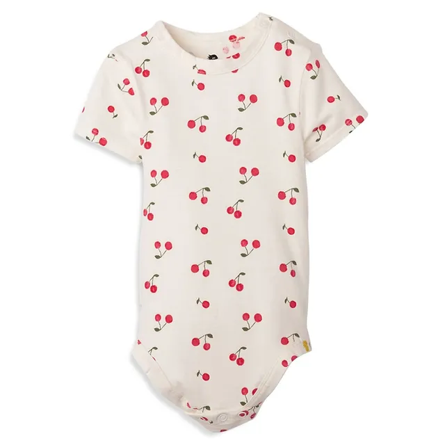 RISE LITTLE EARTHLING Baby's Short-Sleeve Organic Cotton Graphic Bodysuit