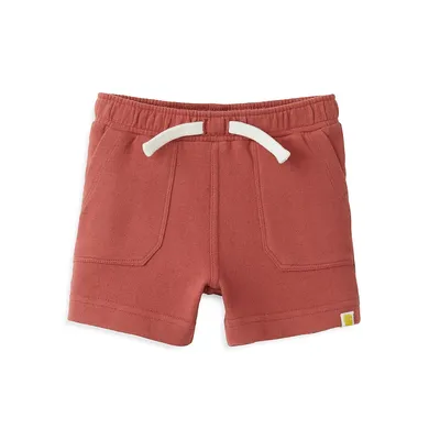 Baby's Organic-Cotton Pull-On Shorts