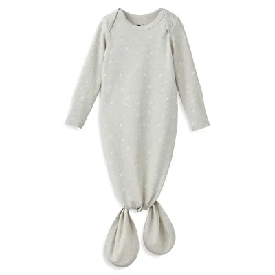 Baby's Knotted Organic Cotton Sleep Gown
