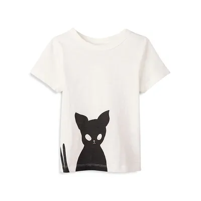 Baby & Little Kid's Organic Cotton Star Hopper T-Shirt