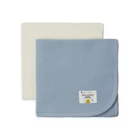 Organic Cotton 2-Pack Waffle Receiving Blankets
