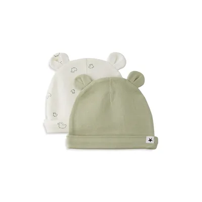 Baby Preemie 2-Pack Jersey Hats