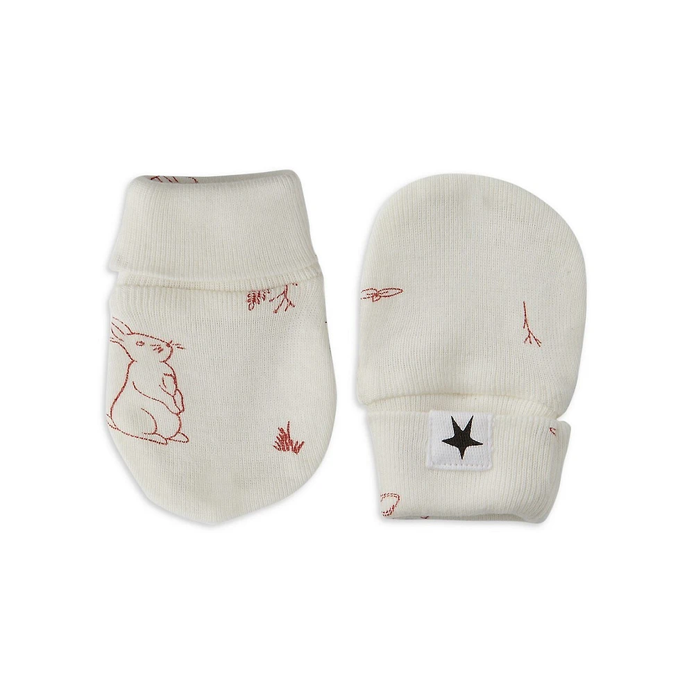 Baby's Scratch Protective 3-Pack Mitts