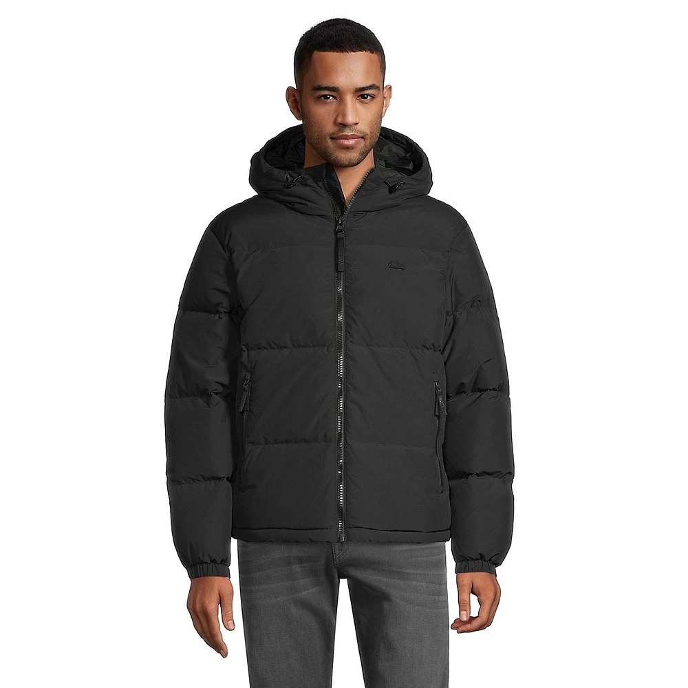 Crocodile Back Down Puffer Coat