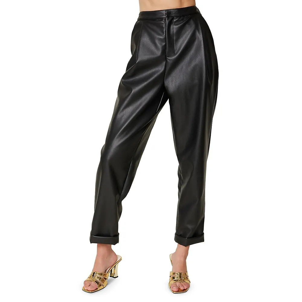 Bring On The Night Faux Leather Pants