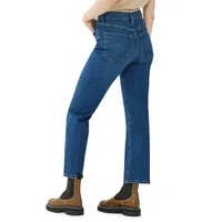 Ase Straight-Leg High-Rise Jeans