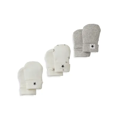 Baby's 3-Pack Scratch Mittens