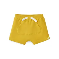 Baby Boy's Organic Cotton Kangaroo Pocket Shorts