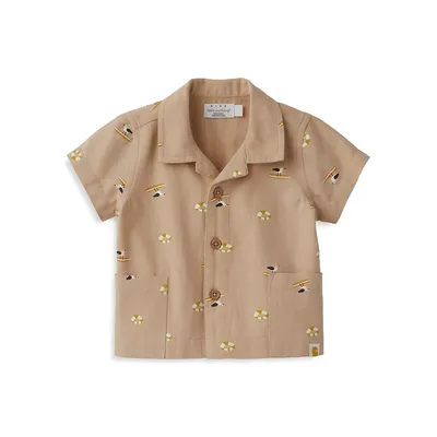 Baby Boy's Camp Collar Shirt