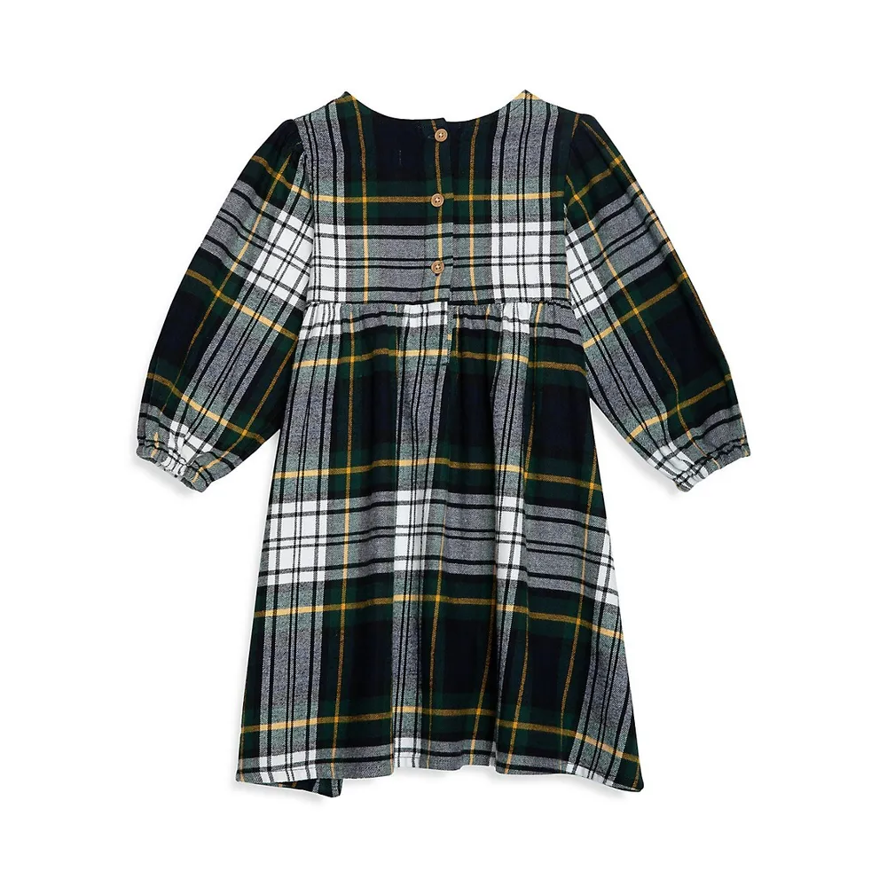 Baby Girl's & Little Party Flannel Dress