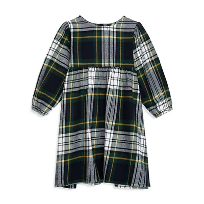 Baby Girl's & Little Party Flannel Dress