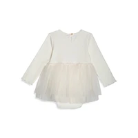 Baby Girl's Party Long-Sleeve Tutu Dress