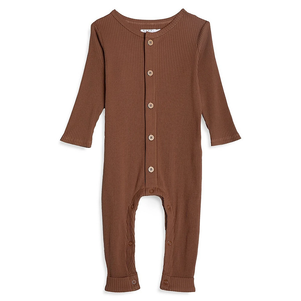 Baby Boy's Rib Romper