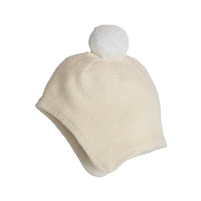 Baby's Play Pom-Pom Knit Hat