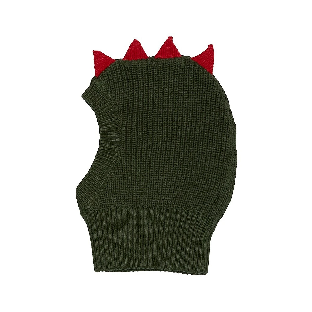 Little Kid's Snow Dino-Spike Balaclava