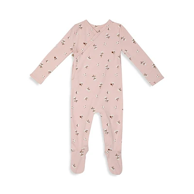 Baby Girl's 4-Piece Take Me Home Stretch-Organic Cotton Sleeper Gift Set
