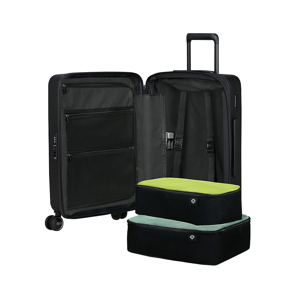 RestackD Luggage 21.5-Inch Carry-On Hardside Spinner Suitcase