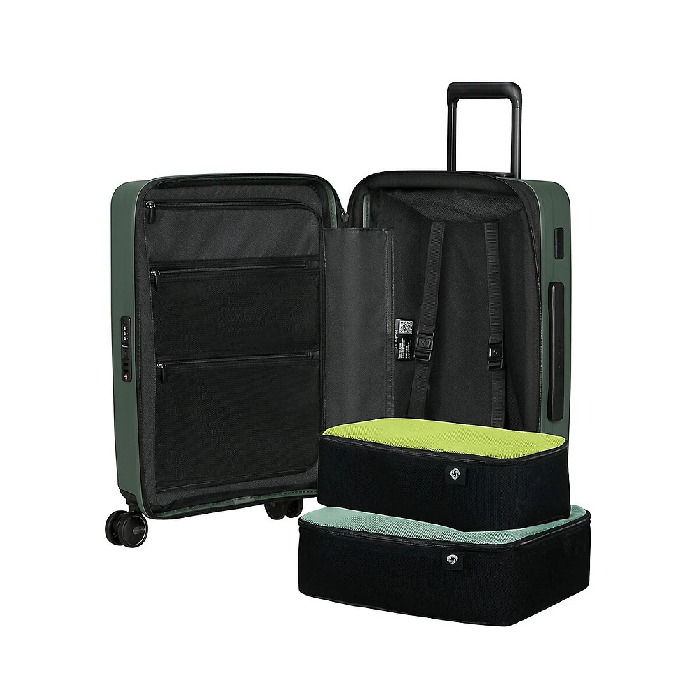 RestackD Luggage 21.5-Inch Carry-On Hardside Spinner Suitcase