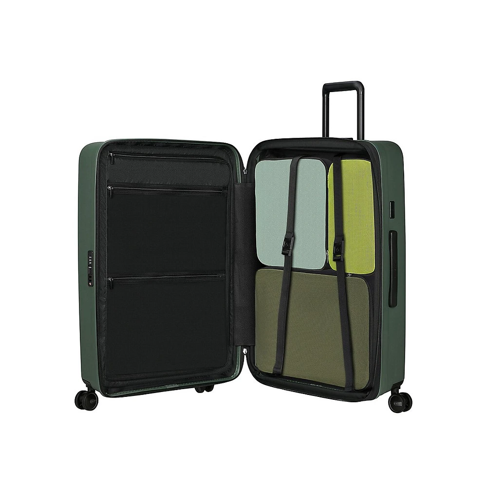 RestackD Luggage -Inch Hardside Spinner Suitcase