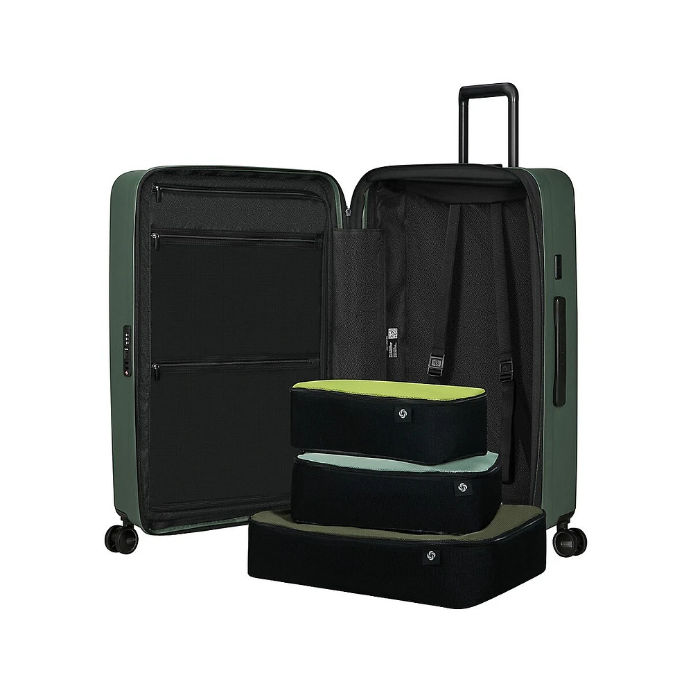 RestackD Luggage -Inch Hardside Spinner Suitcase