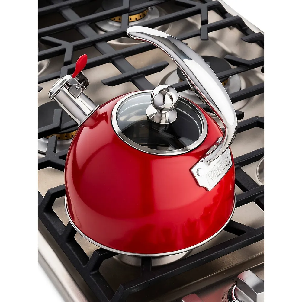 Viking 40018-9339 Stainless Steel Tea Pot, 2.5 Liter : : Home