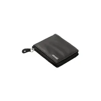 Black Label Leather Rfid Zip-around Wallet