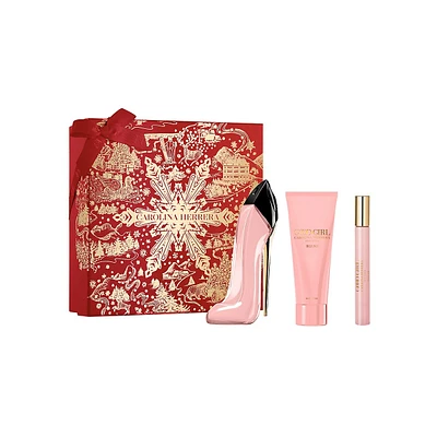 Ensemble-cadeau 3 pièces avec eau de parfum Good Girl Blush