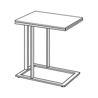 Glass C-Style Table