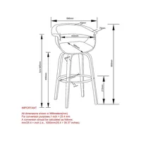 Swivel Counter Stool