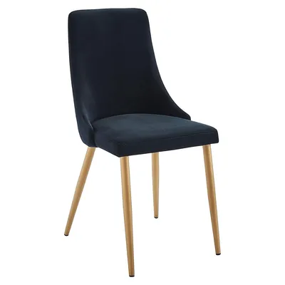 2-Piece Velvet Side Chair Set