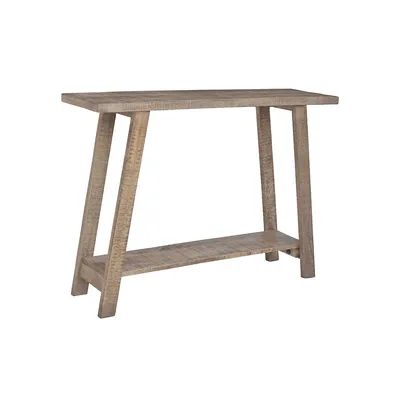 Rustic Modern Wood Console Table
