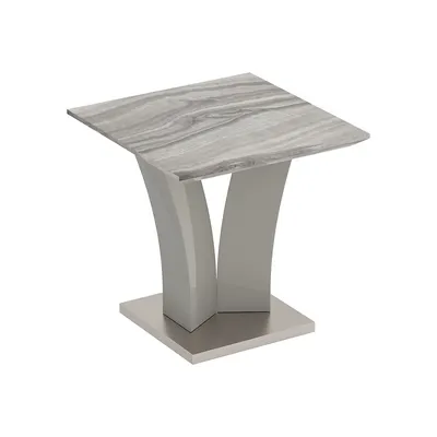 Contemporary Faux Marble Table