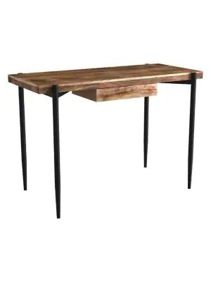 Rustic Industrial Solid Wood Desk