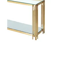 Contemporary Glass Console Table