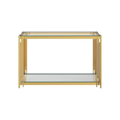 Contemporary Glass Console Table
