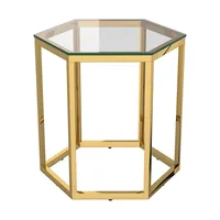 Contemporary Glass Accent Table