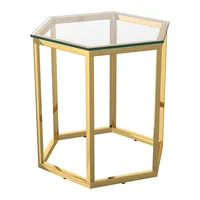 Contemporary Glass Accent Table