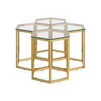 Contemporary Glass Accent Table