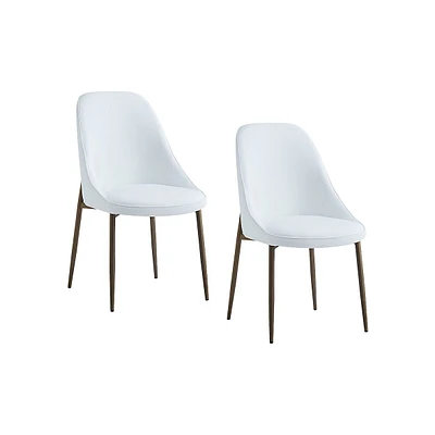 2-Piece Modern Side Chair Set