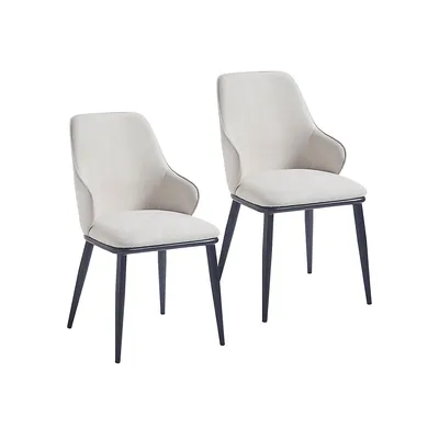 2-Piece Contemporary Dining Chair