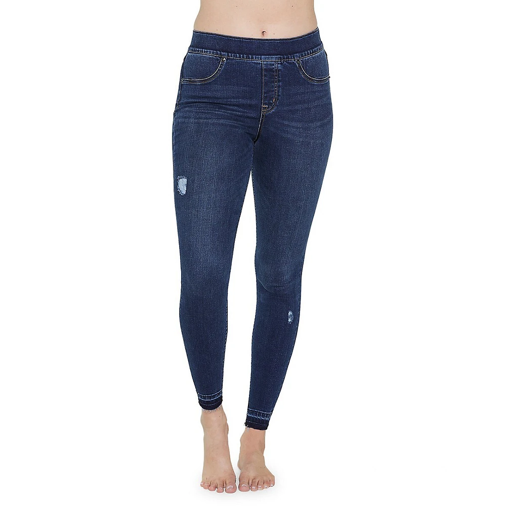 Spanx Distressed Skinny Jean Leggings