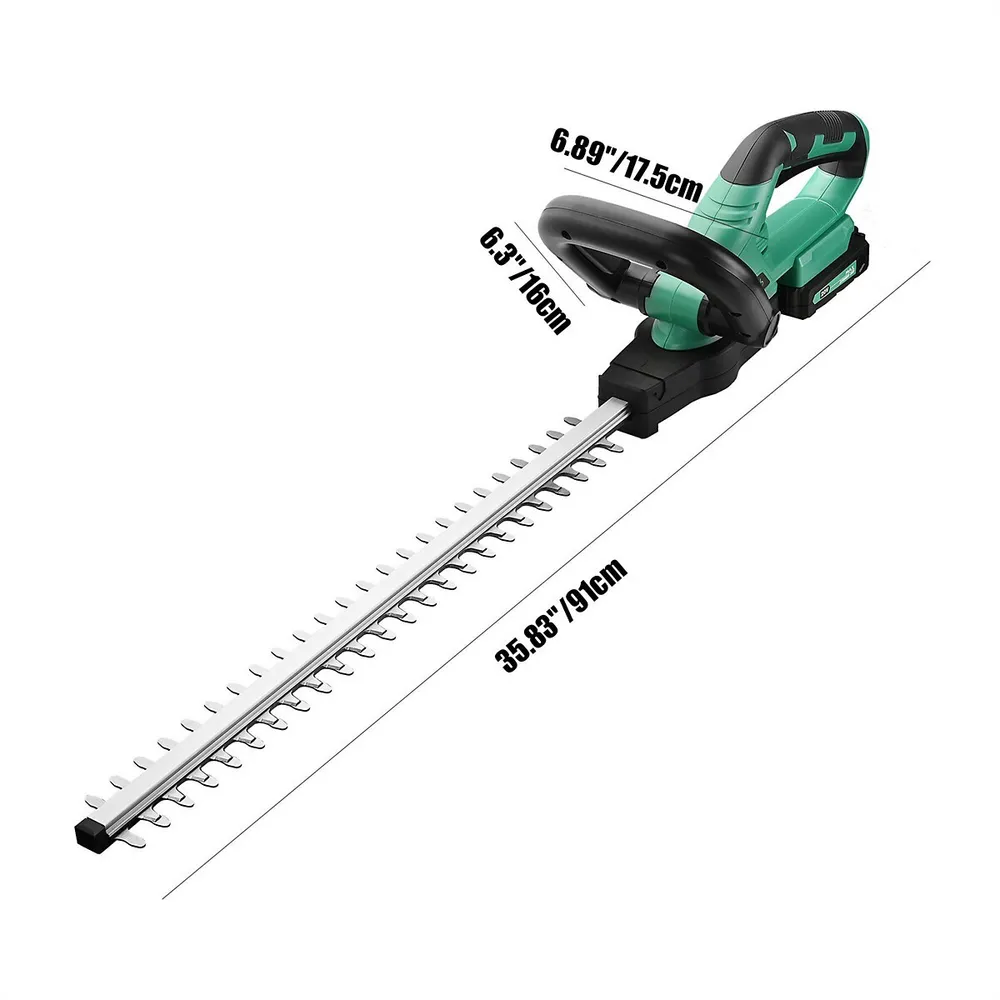 Costway 7.2V Cordless Grass Shear/Shrub Trimmer w/Blades Wheeled