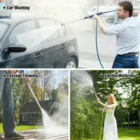 2 in 1 High Pressure Power Wand with Jet and Fan Spray Tips for Car Washing Garden Watering Yard